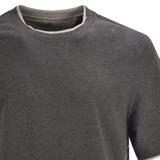 26SS 브루넬로 쿠치넬리 폴로 티셔츠 M0B137427 DARK GREY - BRUNELLO CUCINELLI