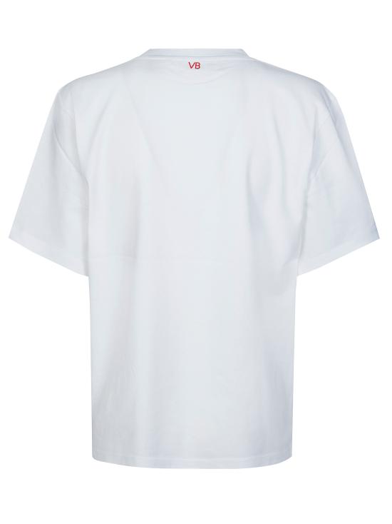 26SS 빅토리아 베컴 반팔 티셔츠 1126JTS007232A BIANCO - VICTORIA BECKHAM