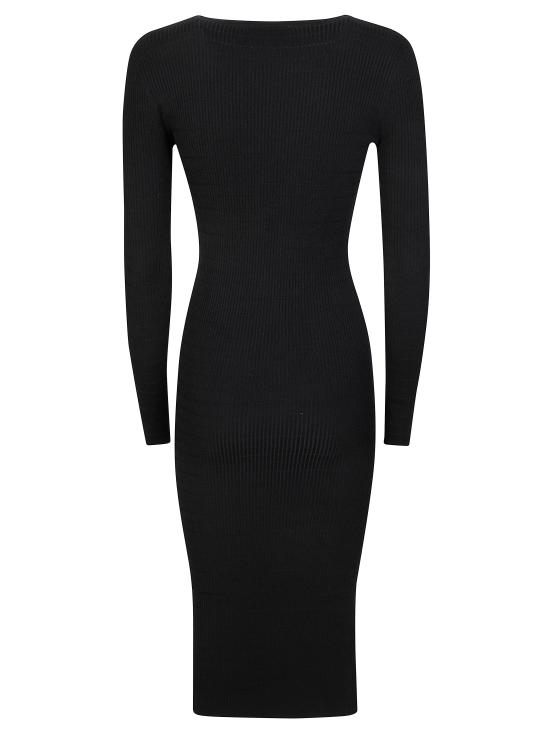 26SS 엘리자베타프랜치 미디 원피스 AM14B61E2 110 NERO - ELISABETTA FRANCHI