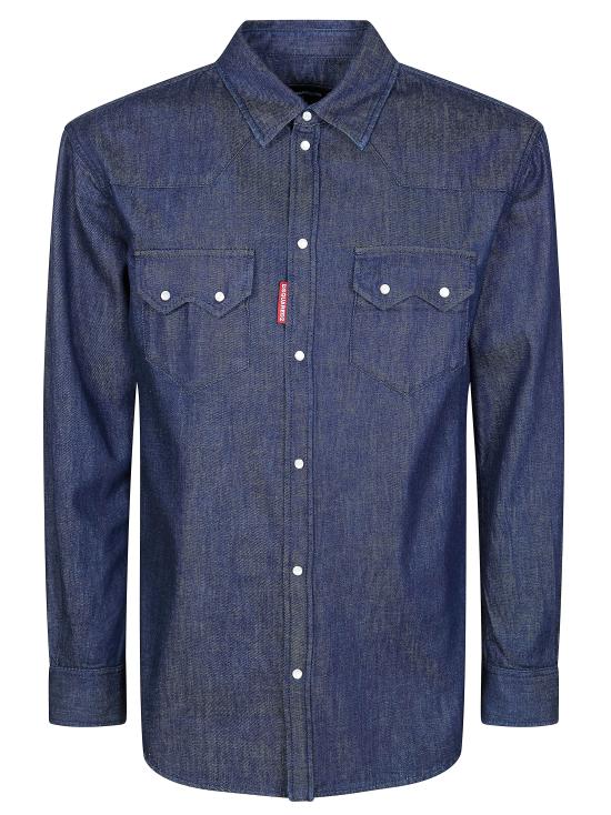 26SS 디스퀘어드2 데님 셔츠 S74DM1025D30029 470 BLU