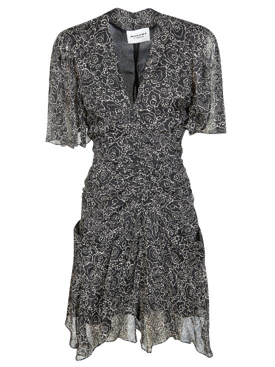 26SS 이자벨마랑에뚜왈 미디 원피스 RO0330FAD1J08E BKEC NERO