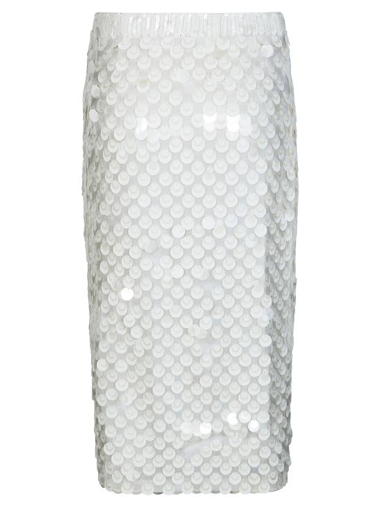 26SS 파로쉬 미디 스커트 D621657GROUP 802 PANNA - PAROSH