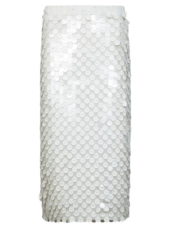 26SS 파로쉬 미디 스커트 D621657GROUP 802 PANNA