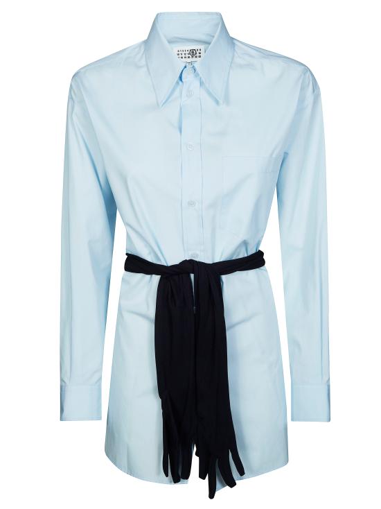 26SS MM6 메종마르지엘라 셔츠 S52DT0060M35480 501 AZZURRO