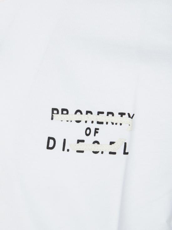 26SS 디젤 반팔 티셔츠 A209620QIAM 100 BIANCO - DIESEL