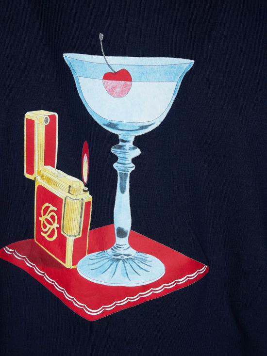 26SS 드롤드무슈 반팔 티셔츠 JTS291CO002 NY BLU - DROLE DE MONSIEUR