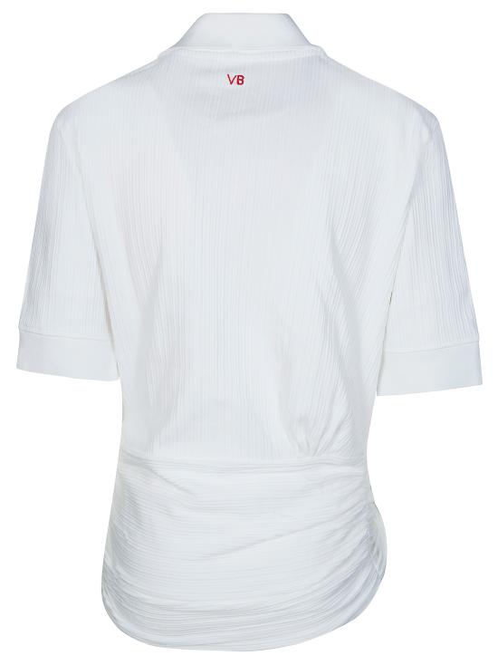 26SS 빅토리아 베컴 폴로 티셔츠 1126JTP006969A BIANCO - VICTORIA BECKHAM