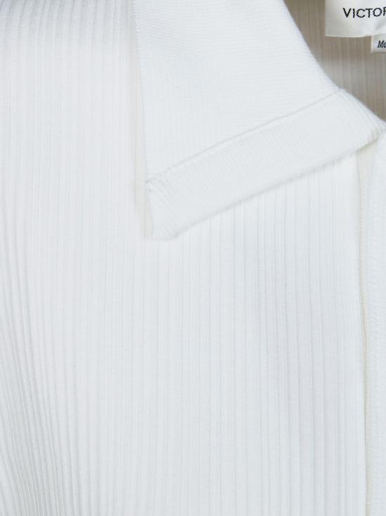 26SS 빅토리아 베컴 폴로 티셔츠 1126JTP006969A BIANCO - VICTORIA BECKHAM