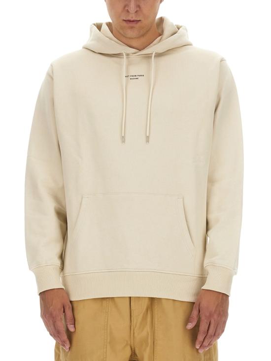 26FW 드롤드무슈 후드 티셔츠 HO161 CO127MASTIC BEIGE