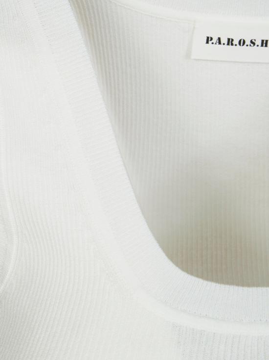 26SS 파로쉬 반팔 티셔츠 D500743CIPRIA26 002 PANNA - PAROSH