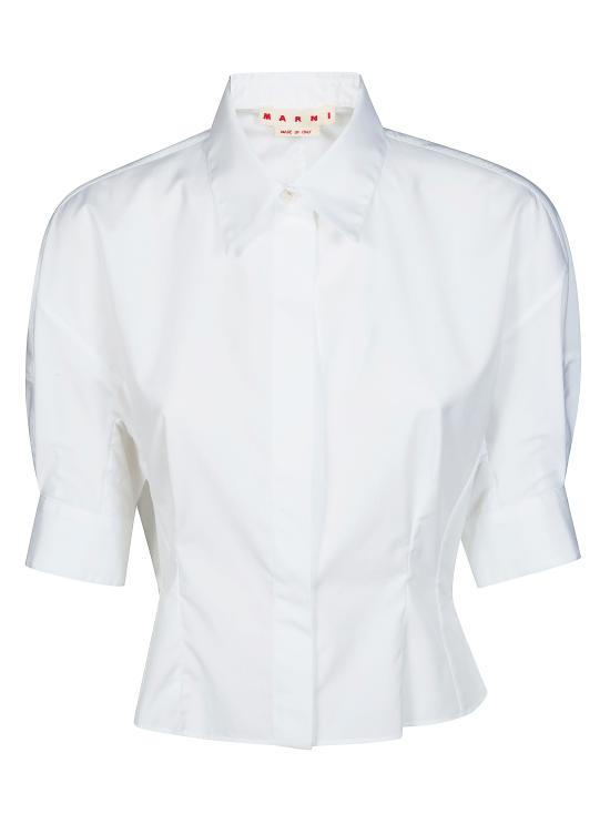 26SS 마르니 셔츠 CAMA0674S0UTC223 00W01 BIANCO