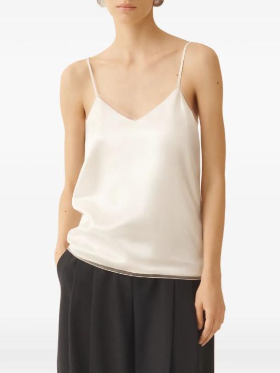 26SS 파비아나 필리피 민소매 티셔츠 TPD266F281L909 0145 BUTTER - FABIANA FILIPPI