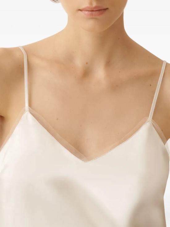 26SS 파비아나 필리피 민소매 티셔츠 TPD266F281L909 0145 BUTTER - FABIANA FILIPPI