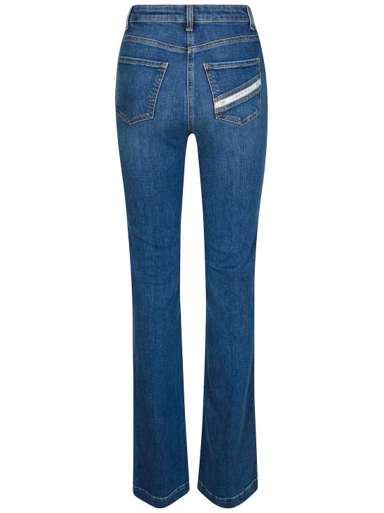 26SS 엘리자베타프랜치 데님 팬츠 PJ17D61E2 139 BLU - ELISABETTA FRANCHI