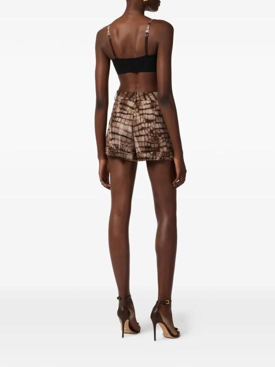 26SS 엘리자베타프랜치 숏팬츠 SH00361E2 644 COCOA - ELISABETTA FRANCHI