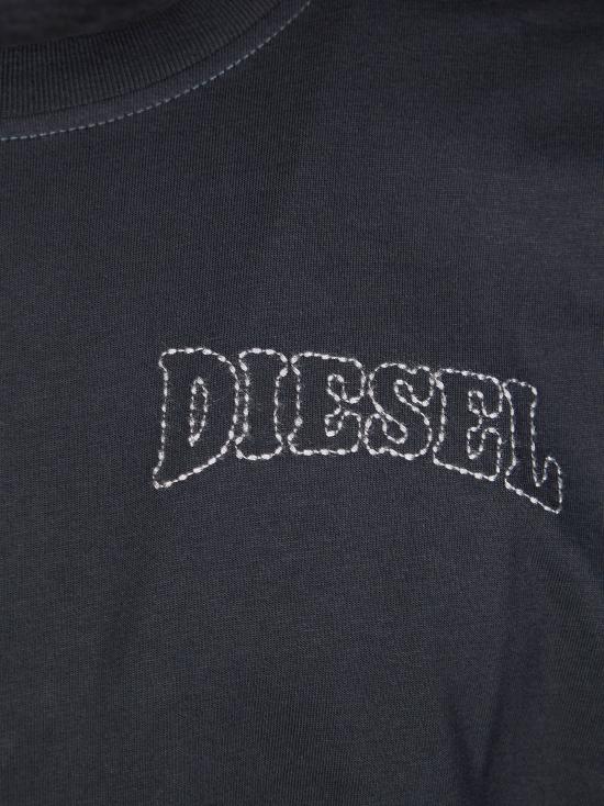 26SS 디젤 반팔 티셔츠 A220060PLAT 9XX NERO - DIESEL