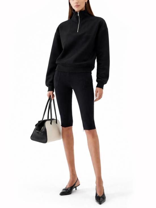 26SS 자크뮈스 그로그랭 지퍼 롤넥 스웨트 셔츠 SSW00210AJ0 0174990 BLACK - JACQUEMUS