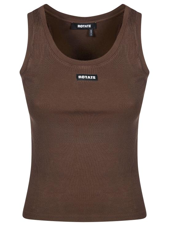 26SS 로테이트 민소매 티셔츠 1153761667 MARRONE