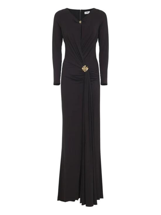 26SS 엘리자베타프랜치 롱 원피스 ABR1461E2 EV9 DARK CHOCOLATE - ELISABETTA FRANCHI
