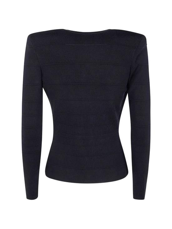 26SS 엘리자베타프랜치 스웨터 MK78S61E2 685 BLACK BUTTER - ELISABETTA FRANCHI