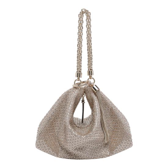 26SS 지미추 클러치/파우치 CALLIE TXGCHAI LIGHT GOLD Golden