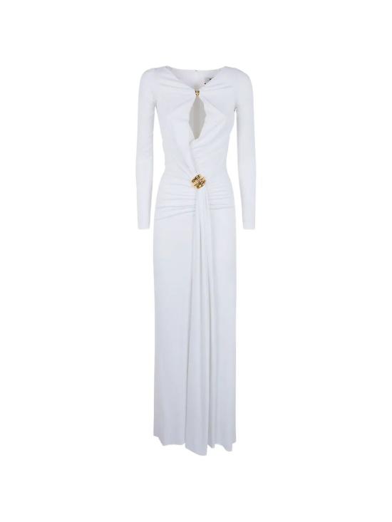 26SS 엘리자베타프랜치 롱 원피스 ABR1461E2 360 IVORY - ELISABETTA FRANCHI