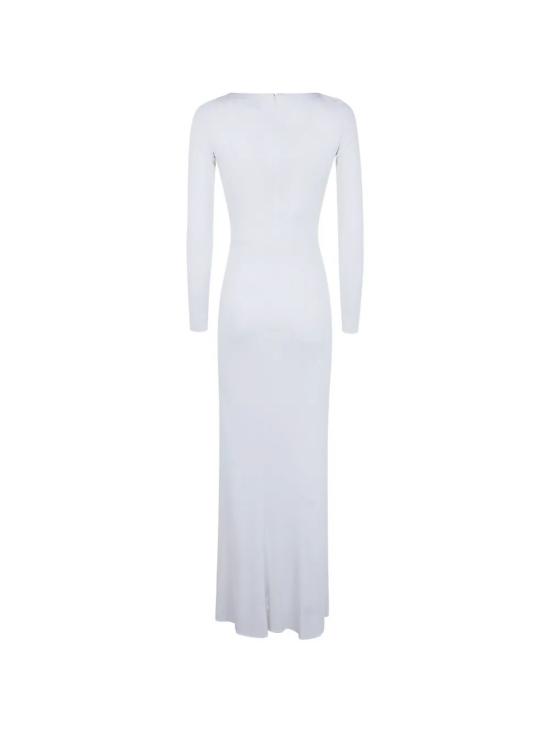 26SS 엘리자베타프랜치 롱 원피스 ABR1461E2 360 IVORY - ELISABETTA FRANCHI