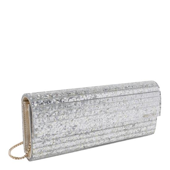 26SS 지미추 클러치/파우치 SWEETIE COCCHAMPAGNE Silver - JIMMY CHOO