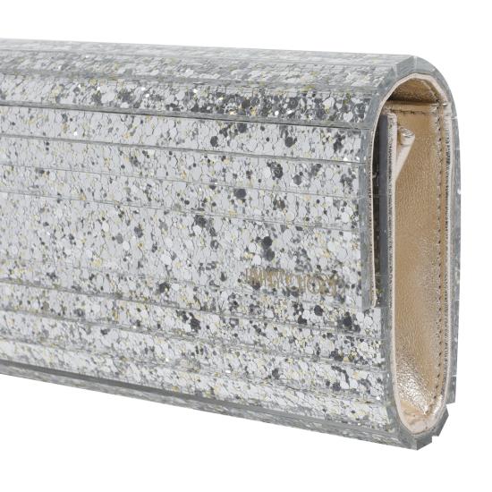 26SS 지미추 클러치/파우치 SWEETIE COCCHAMPAGNE Silver - JIMMY CHOO