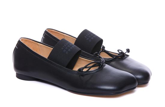 26SS MM6 메종마르지엘라 플랫 슈즈 S59WZ0099 P3628T8013 Black - MM6 MAISON MARGIELA