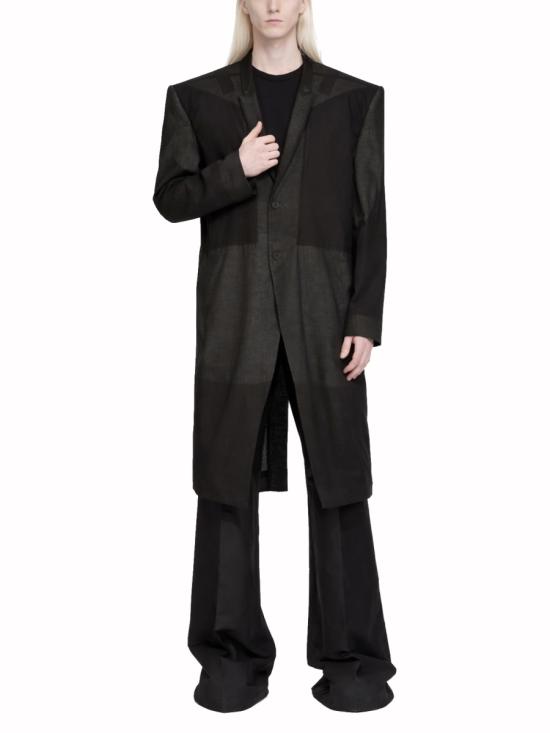 26SS 릭 오웬스 반팔 티셔츠 RU01F2232 JA09 BLACK - RICK OWENS