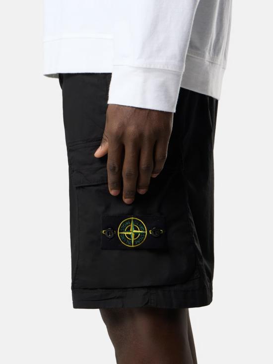 26SS 스톤 아일랜드 숏팬츠 L1S15L100020S0003 V0029 Black - STONE ISLAND