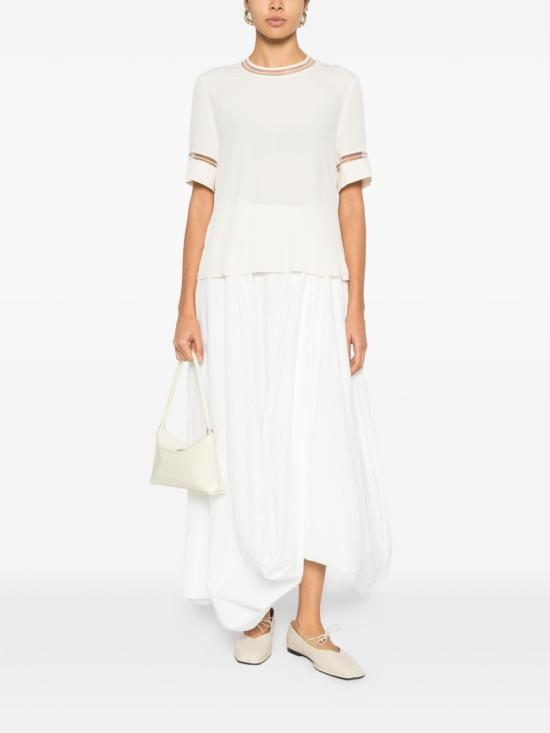 26SS 파비아나 필리피 긴팔 티셔츠 TPD266F289 L7750145 Burro - FABIANA FILIPPI