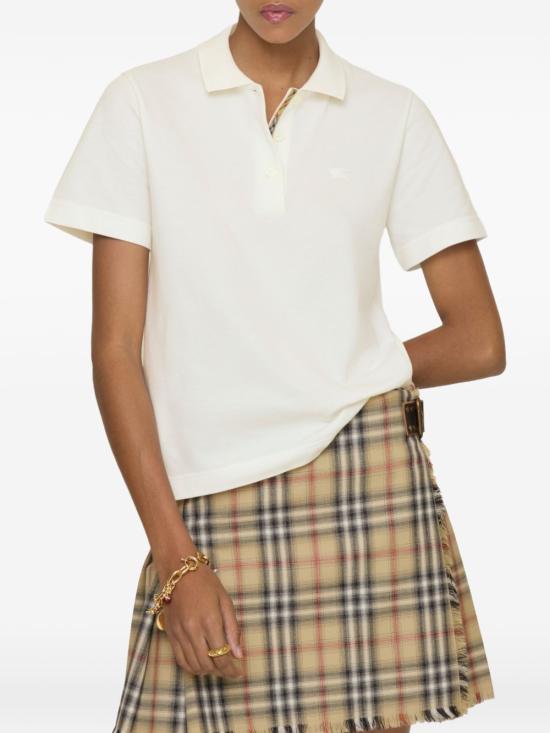 26SS 버버리 폴로 셔츠 8118961 B7078 Chalk - BURBERRY