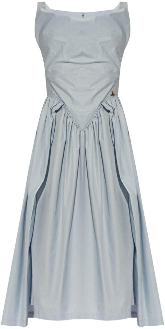 26SS 비비안웨스트우드 미디 원피스 1101032ZW009QK403 BLUE