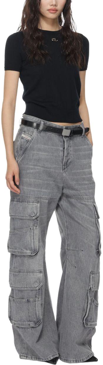 26SS 디젤 반팔 티셔츠 A175010DCCH9XX BLACK - DIESEL