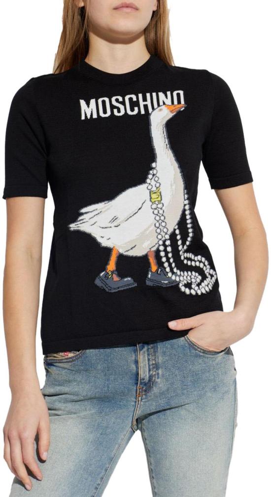 26SS 모스키노 스웨터 V091905023555 BLACK - MOSCHINO