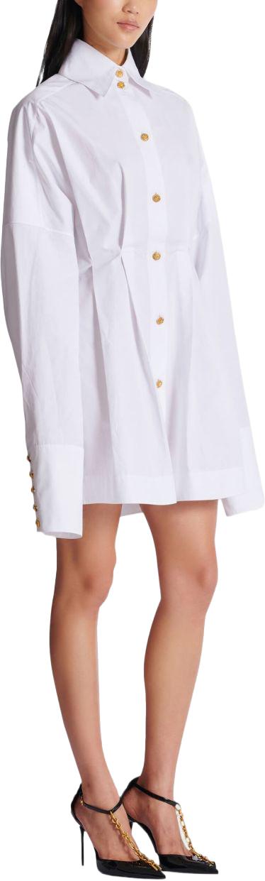 26SS 발망 숏 원피스 GF1R9412CB090FB WHITE - BALMAIN