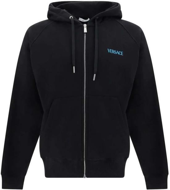  베르사체 후드 티셔츠 10125561A090461B000 BLACK