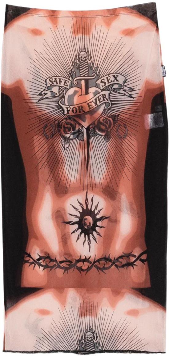 26SS 장 폴 고티에 미디 스커트 2601WSK044M026P DIVERS