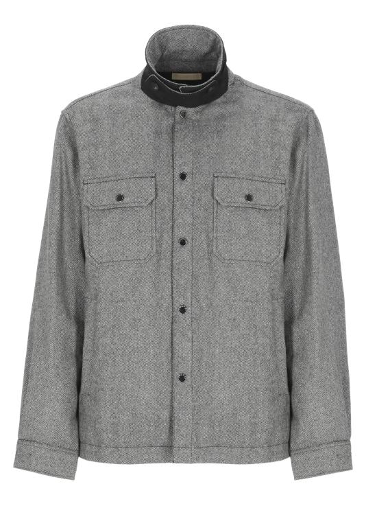 25FW 울리치 알라스칸 리사이클 이탈리안 울 블랜드 오버셔츠 CFWOOS2018MR UT3046163 Grey