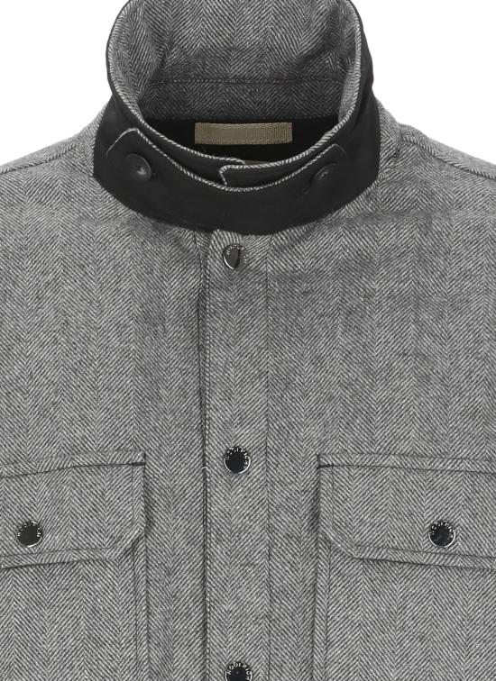 25FW 울리치 알라스칸 리사이클 이탈리안 울 블랜드 오버셔츠 CFWOOS2018MR UT3046163 Grey - WOOLRICH
