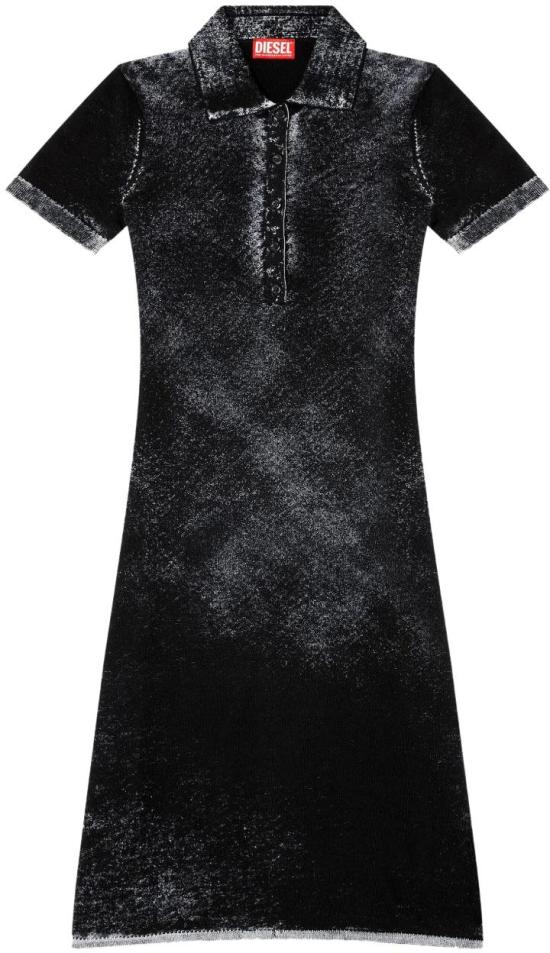 26SS 디젤 미디 원피스 A218350BKCB9XX BLACK