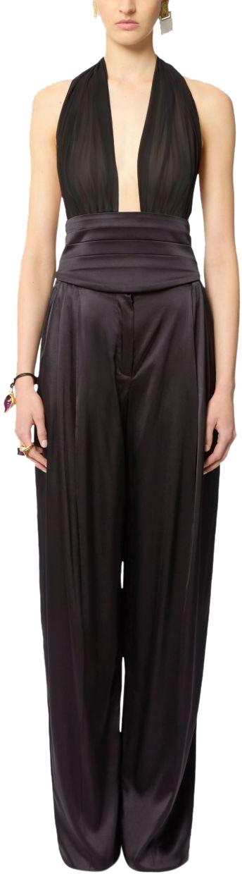 26SS 니나리찌 민소매 티셔츠 26PCTO012SE1417U9000 BLACK - NINA RICCI