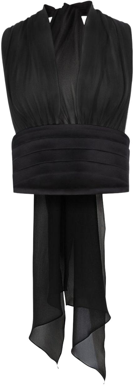 26SS 니나리찌 민소매 티셔츠 26PCTO012SE1417U9000 BLACK