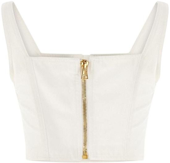 26SS 발망 민소매 티셔츠 GF1AD214DG140FC BEIGE - BALMAIN