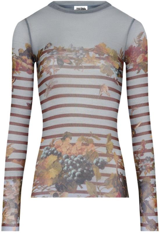 26SS 장 폴 고티에 긴팔 티셔츠 TO420M014P4190 DIVERS