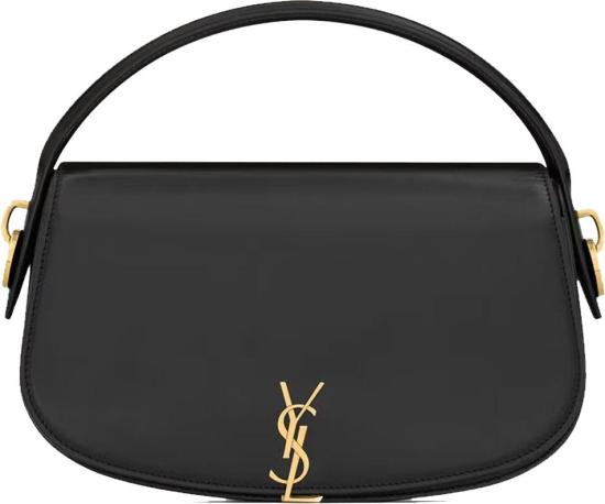 25FW 생로랑 볼테르 하프문 숄더백 7876710SX0W1000 BLACK