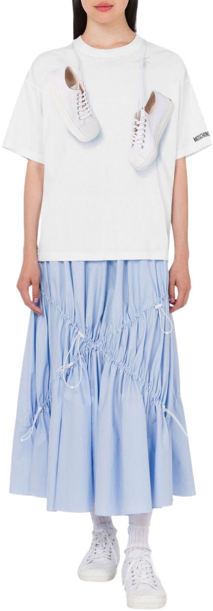 26SS 모스키노 반팔 티셔츠 A072505411001 WHITE - MOSCHINO