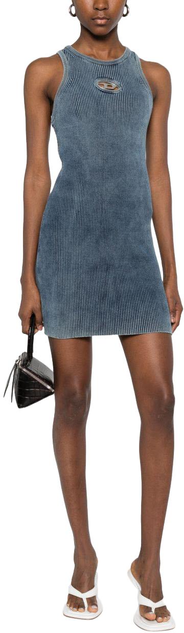 26SS 디젤 미디 원피스 A216980ANAH8AT BLUE - DIESEL